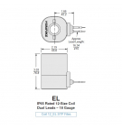 Spule 10VDC 31,2W h = 76,8mm